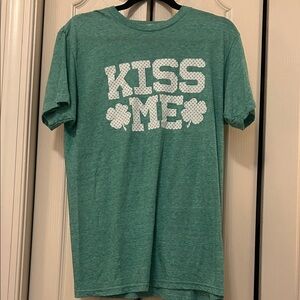 St. Patrick Green Short Sleeve Tee Kiss Me
